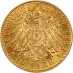 10 Mark Goldmünze Wilhelm II von Preußen