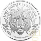 1 Unze Silbermünze Kambodscha Lost Tigers 2022