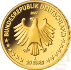 20 Euro Goldmünze Rückkehr der Wildtiere - Kegelrobbe 2022 (A)