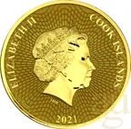 1/10 Unze Goldmünze Cook Islands Seestern 2021