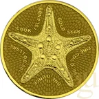 1 Unze Goldmünze Cook Islands Seestern 2021