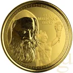 1 Unze Goldmünze Gibraltar Perseus mit dem Kopf der Medusa 2021