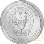1 Unze Platinmünze Ruanda Pelikan 2022