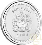 1 Unze Silbermünze Samoa Seepferdchen 2021