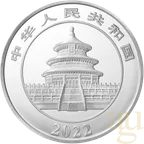1 Kilogramm Silbermünze China Panda 2022 proof