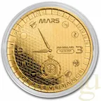 1 Unze Goldmünze Niue Perseverance Mars Rover 2021