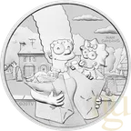 1 Unze Silbermünze Tuvalu The Simpsons - Marge & Maggie 2021