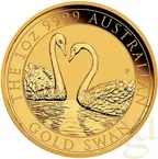 1 Unze Goldmünze Australien Schwan 2022