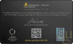 1 Gramm Goldbarren Heimerle + Meule