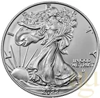 1 Unze Silbermünze American Eagle 2022