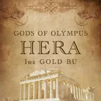 1 Unze Goldmünze Tuvalu - Gods of Olympus - Hera 2022