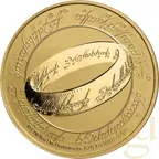 1 Unze Goldmünze Niue - Der Herr der Ringe - Der Eine Ring 2021