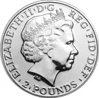 1 Unze Silbermünze Britannia 1998