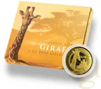 1 Unze Goldmünze Republic of Guinea Ecuatorial Giraffe 2021