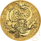 1 Unze Goldmünze Australien Chinese Myths and Legends Drache 2022