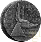 5 Unzen Silbermünze Republic of Tschad Anubis 2021