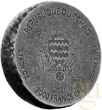 5 Unzen Silbermünze Republic of Tschad Anubis 2021