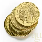 1/4 Unze Goldmünze Tudor Beasts Lion 2022