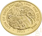 1/4 Unze Goldmünze Tudor Beasts Lion 2022