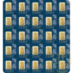 25 x 1 Gramm Goldbarren Multigram PAMP Fortuna