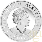 1 Unze Silbermünze Australien Wedge Tailed Eagle 2022 Ultra High Relief - polierte Platte