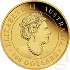 1 Unze Goldmünze Australien Brumby 2022 - polierte Platte