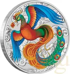 1 Unze Silbermünze Australien Chinese Myths and Legends Phönix 2022 - coloriert