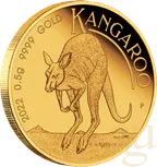 0,5 Gramm Goldmünze Australien Mini Känguru 2022