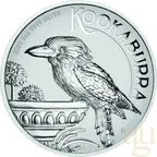 5 Unzen Silbermünze Australien Kookaburra 2022 - Incused Coin