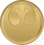 1 Unze Goldmünze Niue Star Wars - Rebel Alliance 2022