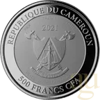 1 Unze Silbermünze Kamerun Mandrill 2021