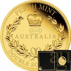 Double Australian Sovereign 2019 Goldmünze polierte Platte