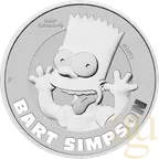 1 Unze Silbermünze Tuvalu Bart Simpson 2022