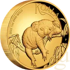 1 Unze Goldmünze Australien Koala 2022 polierte Platte - High Relief
