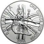 1 Unze Silbermünze Britannia 2011