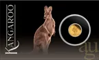 0,5 Gramm Goldmünze Australien Mini Känguru 2022