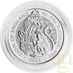 1 Unze Platinmünze Tudor Beasts Lion 2022