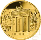 1/2 Unze Goldmünze - Säulen der Demokratie - 100 Euro Freiheit 2022 (A)