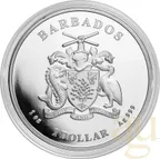1 Unze Silbermünze Barbados Pelikan 2022