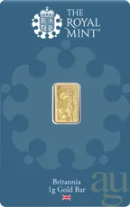 1 Gramm Goldbarren The Royal Mint - Britannia