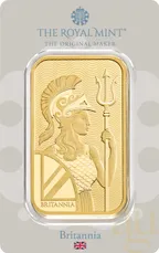 100 Gramm Goldbarren The Royal Mint - Britannia