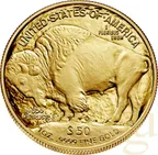 1 Unze Goldmünze American Buffalo 2022 polierte Platte