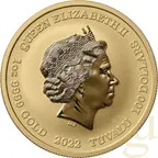 1 Unze Goldmünze Tuvalu - Gods of Olympus - Athena 2022