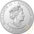 1 Unze Silbermünze Australia Zoo - Elefant 2022