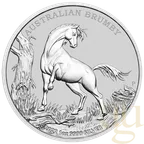1 Unze Silbermünze Australien Brumby 2022