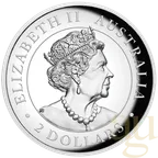 2 Unzen Silbermünze Australien Brumby 2022  - High Relief - polierte Platte
