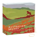 2 Unzen Silbermünze Australien Brumby 2022  - High Relief - polierte Platte