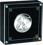 1 Unze Silbermünze Australien Lunar III Hase 2023 - polierte Platte