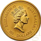 1/2 Unze Goldmünze Australien Känguru 1996