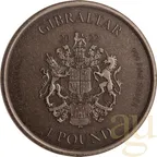 1 Unze Silbermünze Gibraltar Lady Justice 2022 - Antik Finish